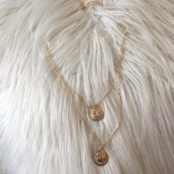 Rose Gold Layered Necklace - Picture 2 of 8